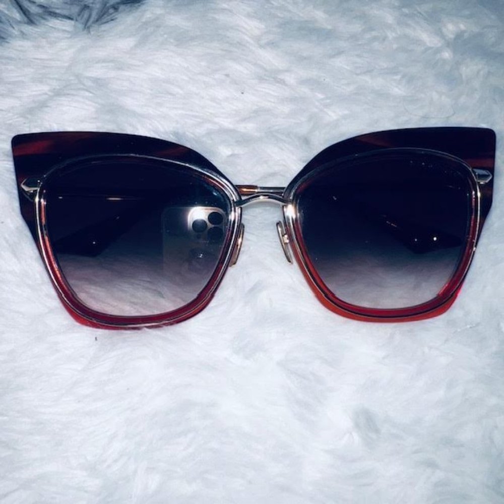 DITA Stormy SUNGLASSES Oversized Cat eye NIB NWT